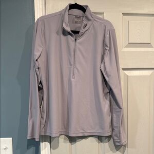 CALIA Purple Quarter-Zip Pullover